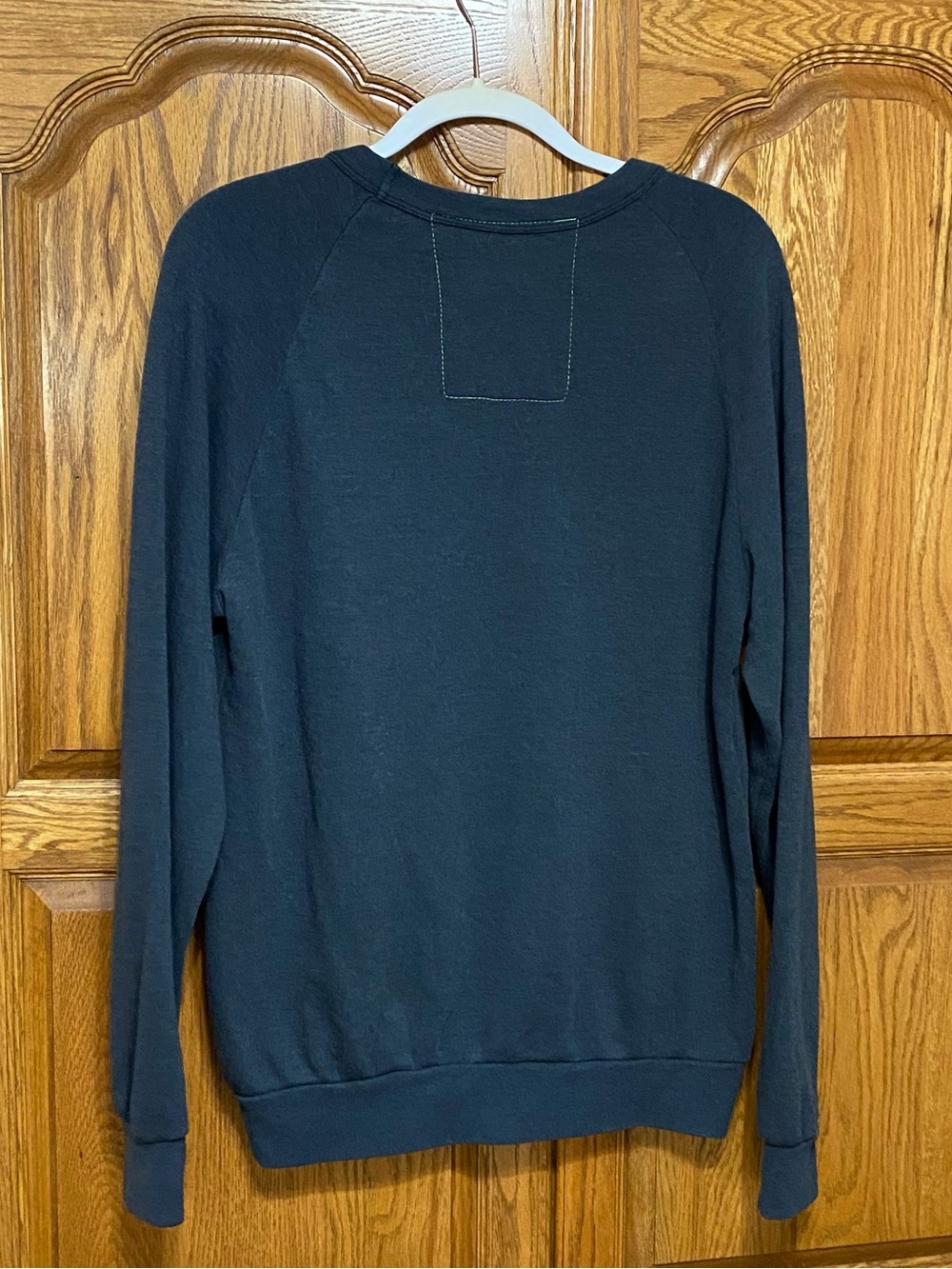 Aviator Nation Bolt Crewneck Sweatshirt Womens M Grey White Lightning CA USA - Picture 9 of 15